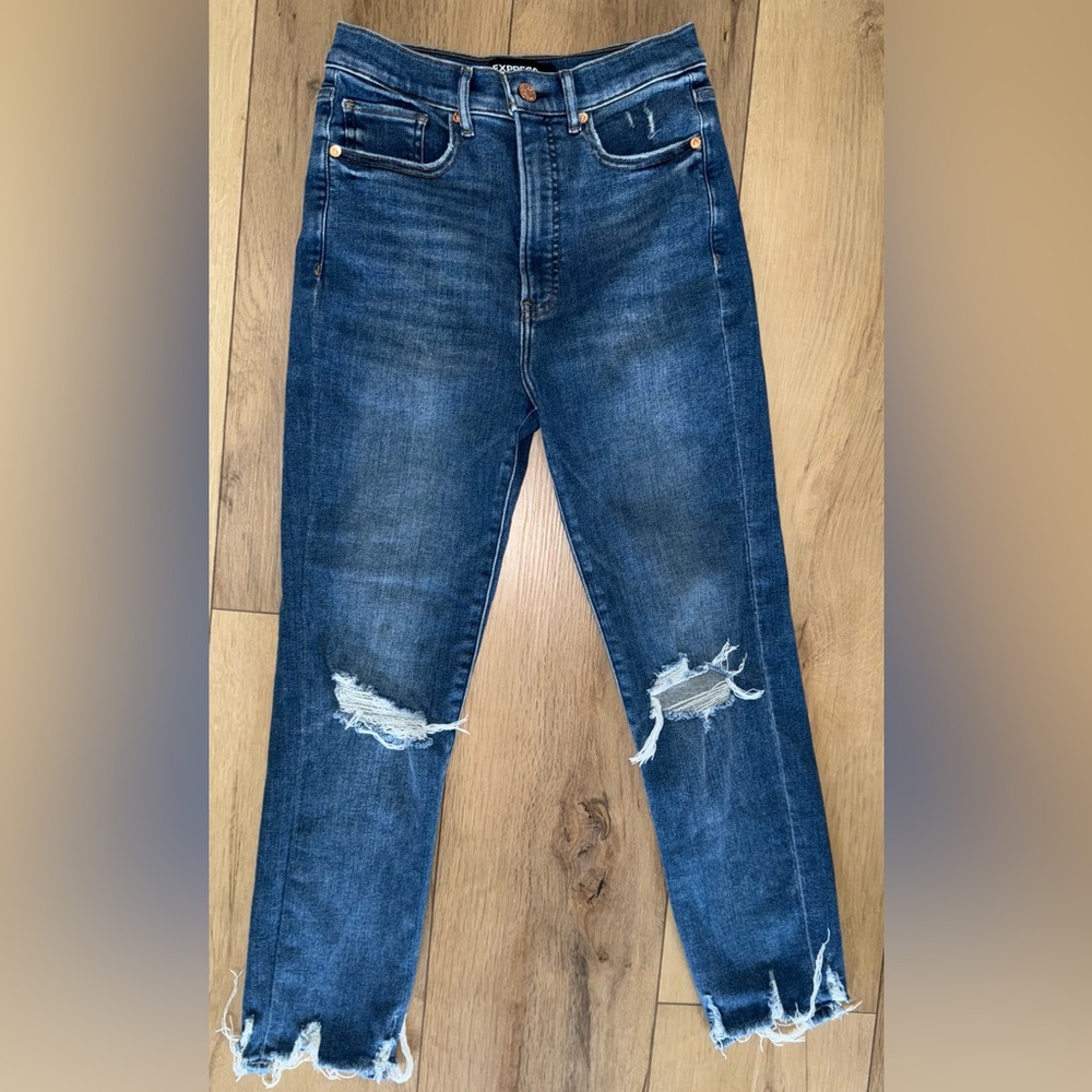 express slim ankle ultra high rise